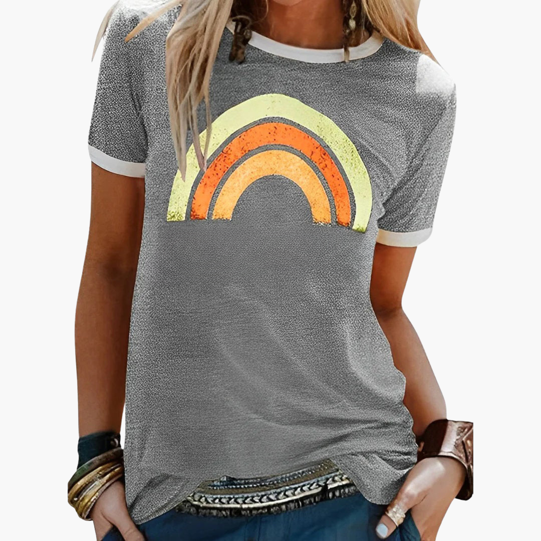 Good Vibes Grafik-T-Shirt - für Frauen im Casual-Stil