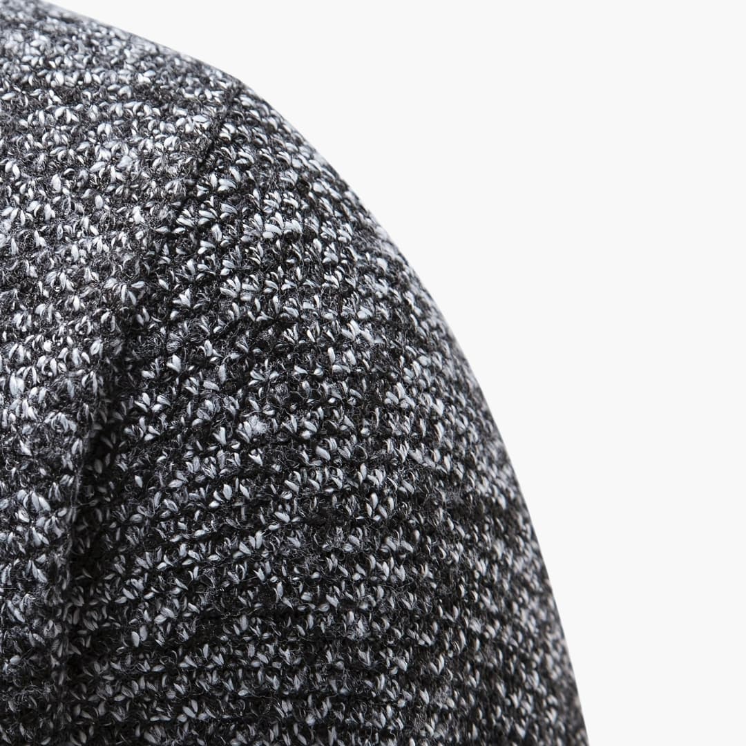 Herren Pullover mit halbem Reißverschluss