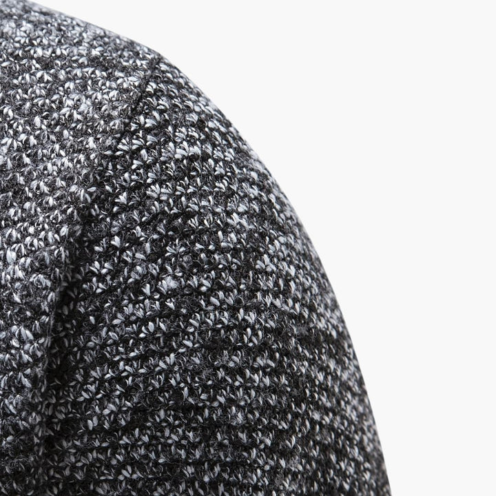 Herren Pullover mit halbem Reißverschluss