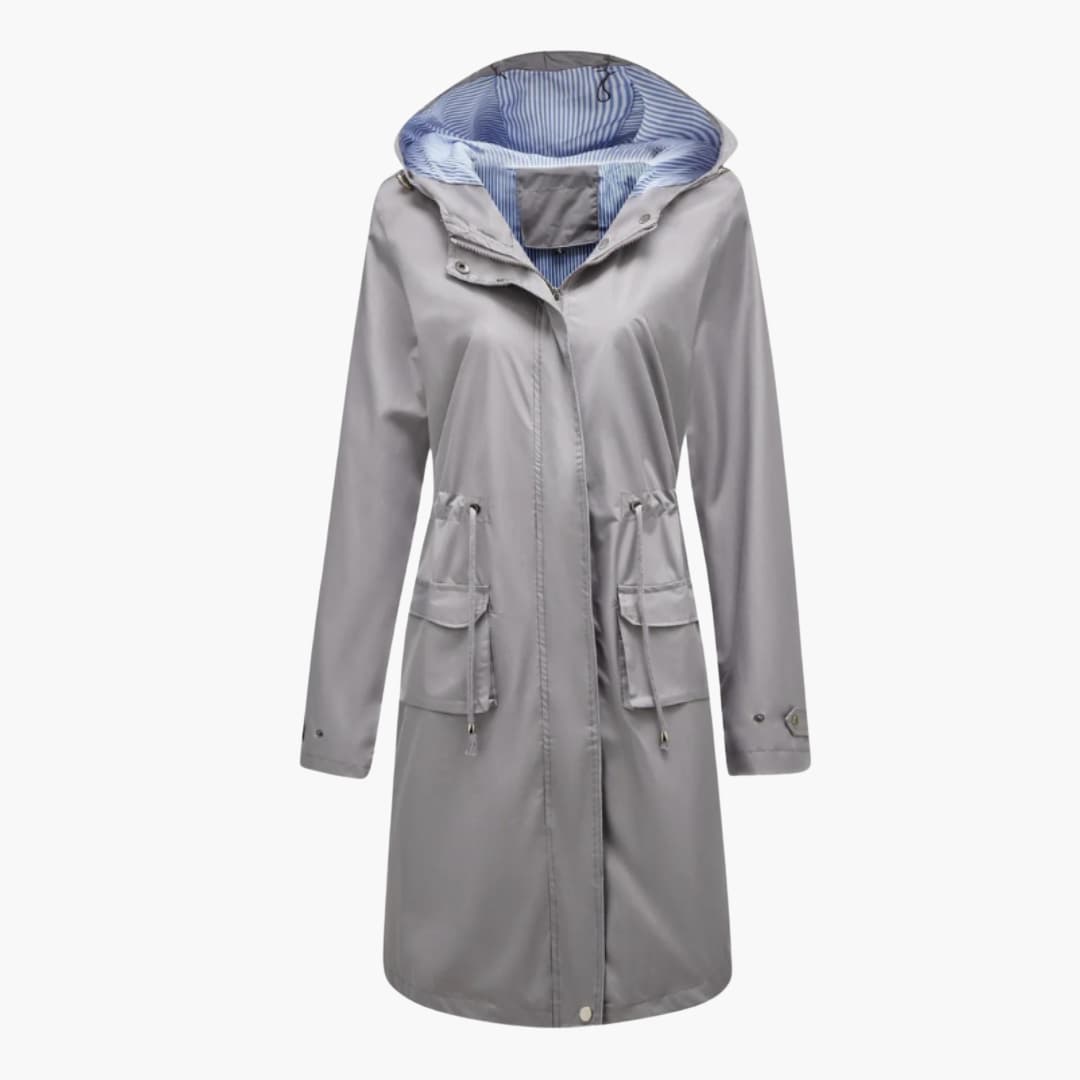 Kapuzen trenchcoat für Damen