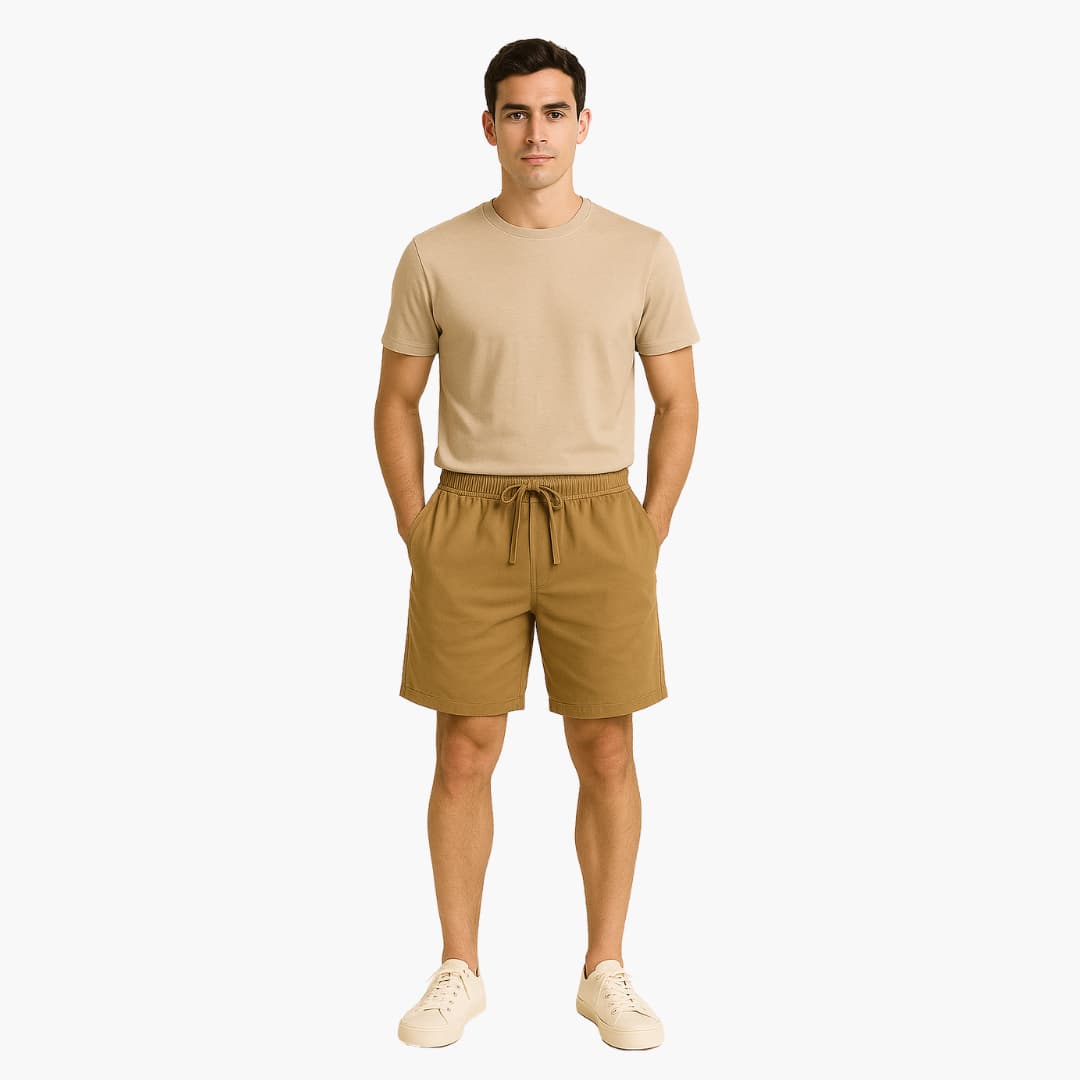 Herren Sommer Shorts mit Kordelzug und Seitentaschen