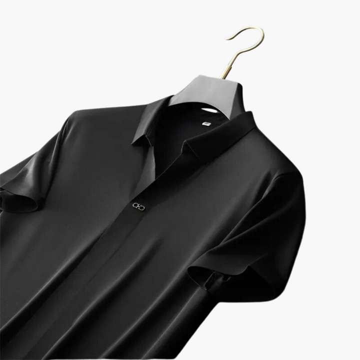 Zweiteiler Set für Herren – Kurzarmshirt mit Stoffhose