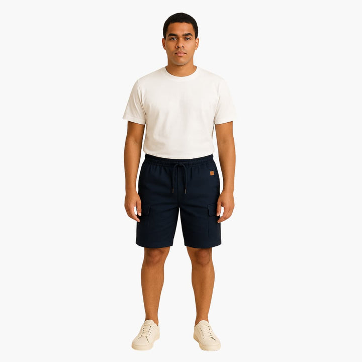 Herren Cargo Shorts mit Kordelzug und Seitentaschen