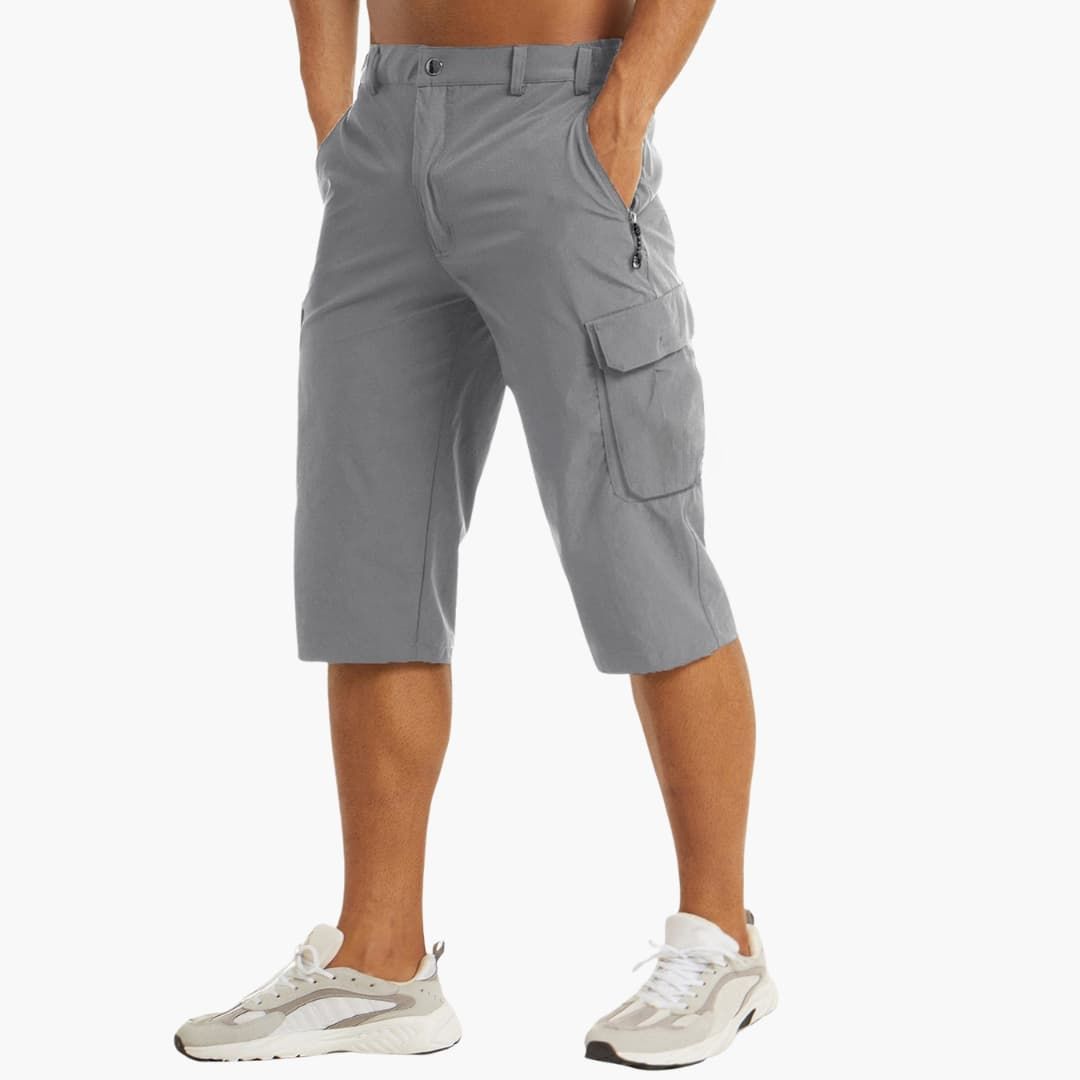 Herren Bermuda Cargo Shorts mit Taschen für Sommer Outdoor