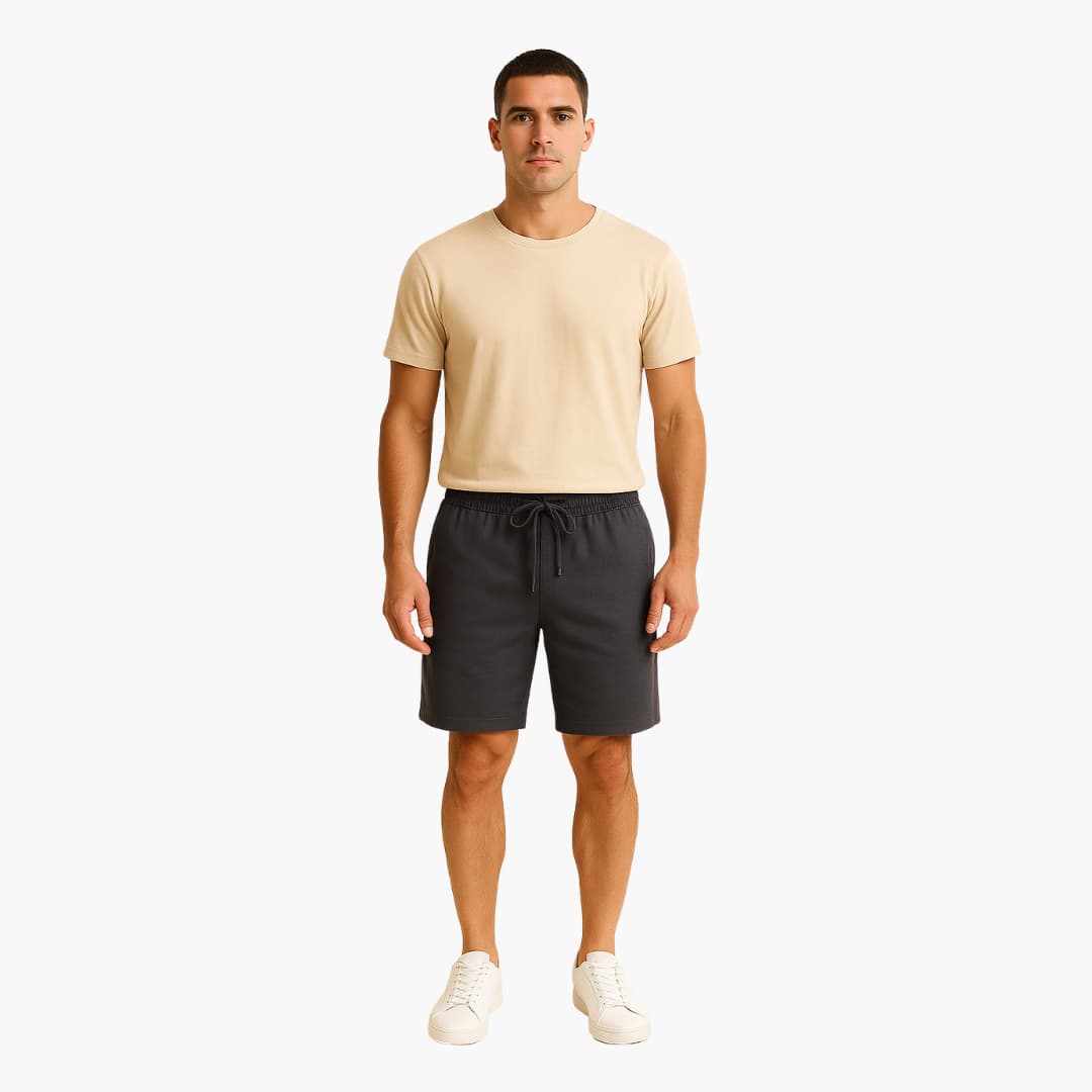Herren Sommer Shorts mit Kordelzug und Seitentaschen