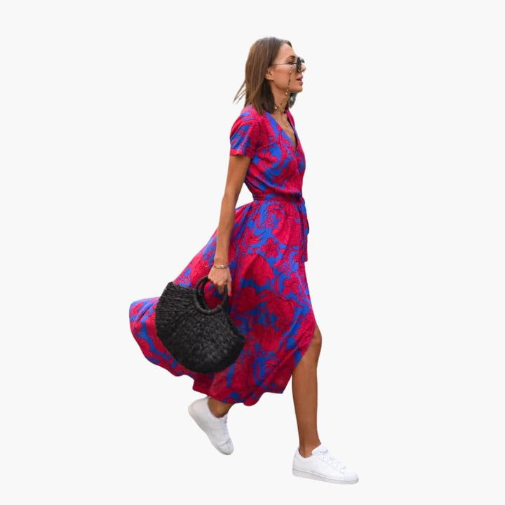 Schickes leichtes Midikleid für Damen - SchmiedeMode