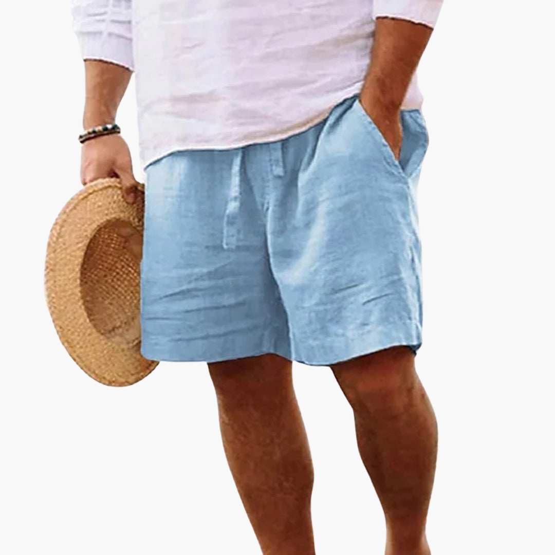 Männer Sommer-Shorts mit Kordelzugbund und Seitentaschen