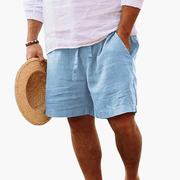 Männer Sommer-Shorts mit Kordelzugbund und Seitentaschen