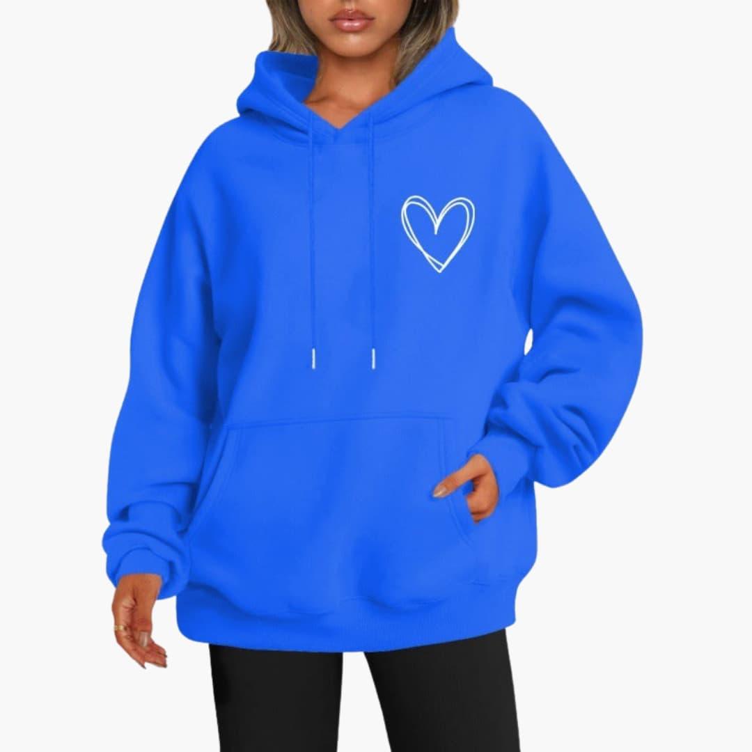 Bequemer Hoodie für jeden Tag für Damen - SchmiedeMode