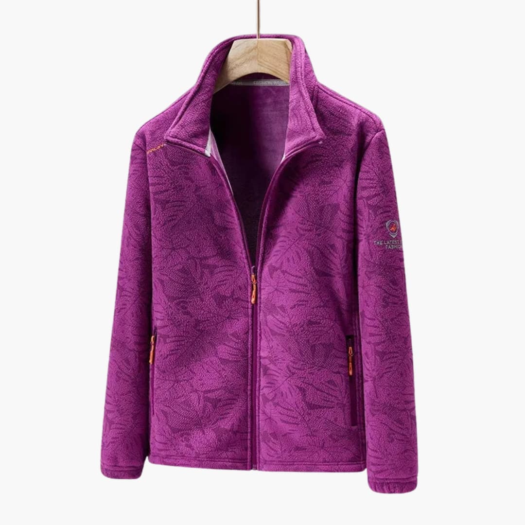 Unisex-Jacke mit Reißverschluss und Seitentaschen