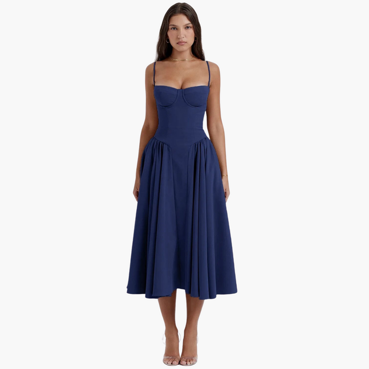 Bustier Midikleid für Damen – Elegant, Luftig & Figurbetont