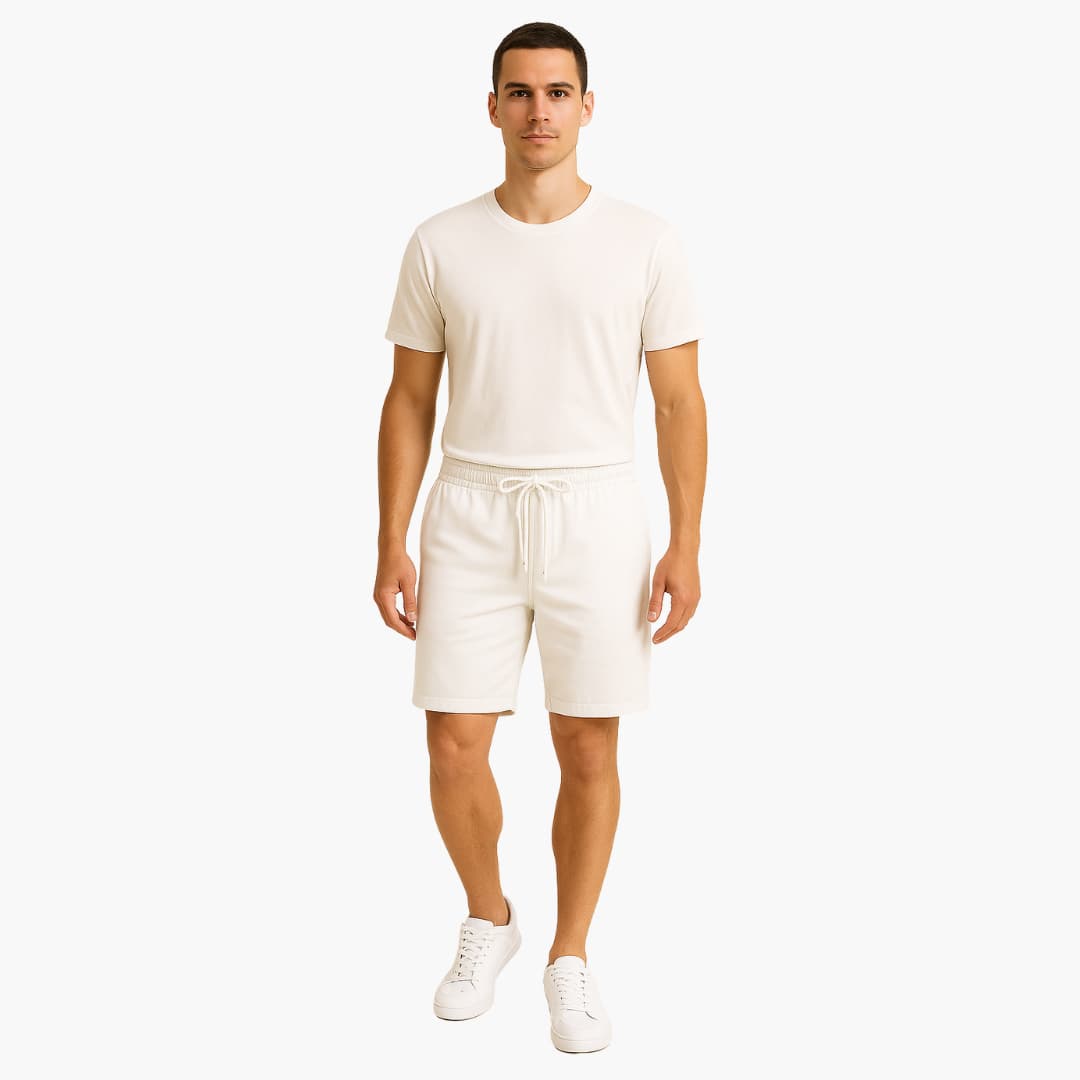 Herren Sommer Shorts mit Kordelzug und Seitentaschen
