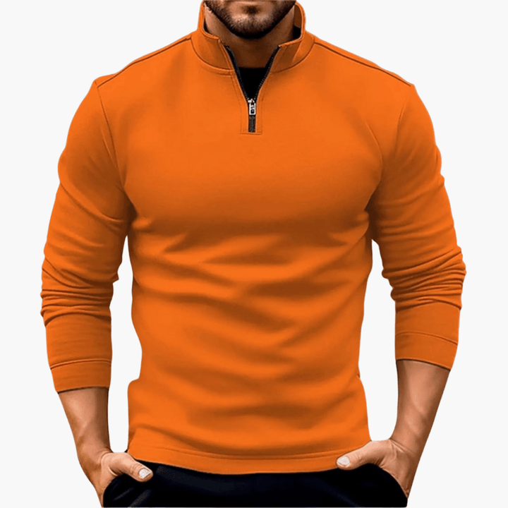 Stilvoller Herrenpullover mit Reißverschluss für alle Gelegenheiten - SchmiedeMode