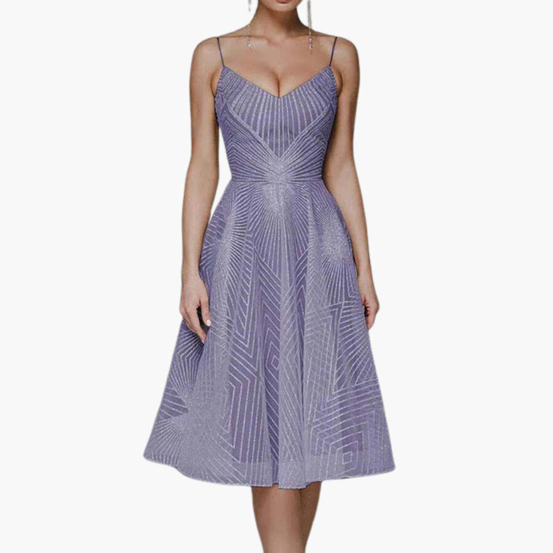 Elegantes Abendkleid für Damen mit Pailletten – Party Look