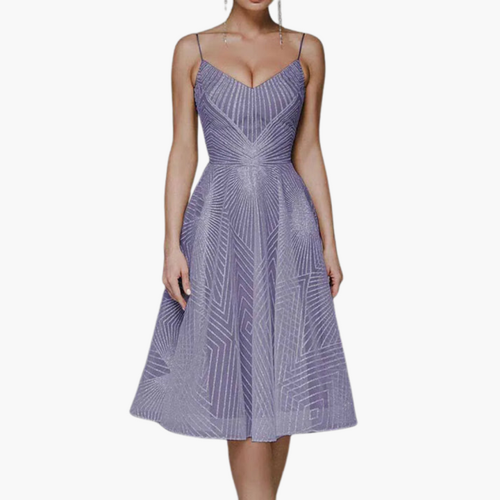 Elegantes Abendkleid für Damen mit Pailletten – Party Look