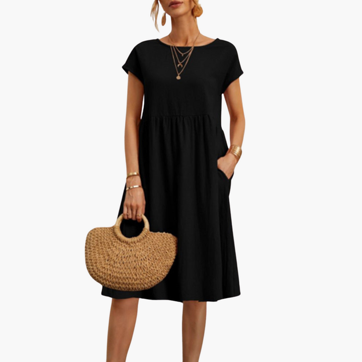 Lässiges Sommerkleid für Damen mit Taschen – Bequem & Stylisch
