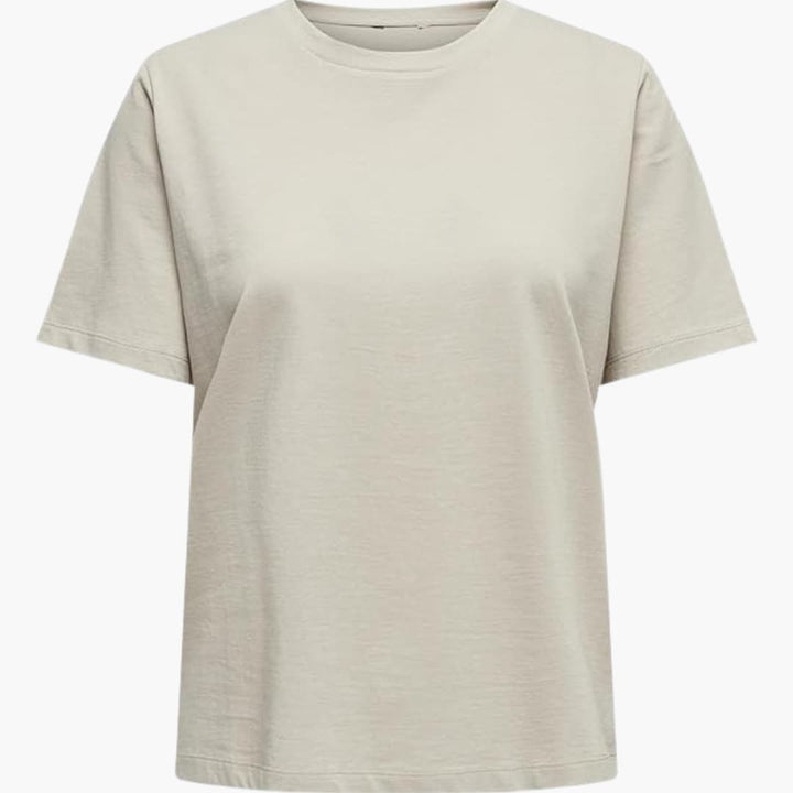 Damen T-Shirt mit Rundhals und kurzen Ärmeln aus Leichtstoff