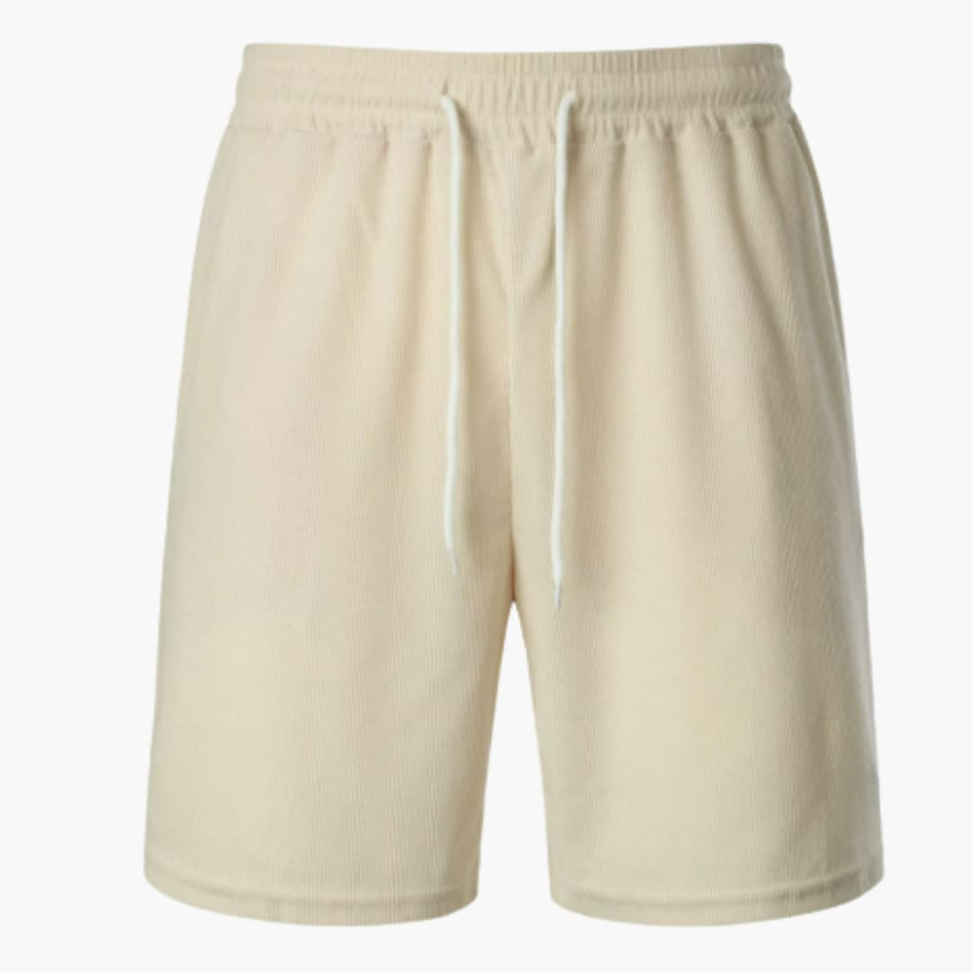 Herren Shorts aus Cord mit elastischem Bund für den Sommer