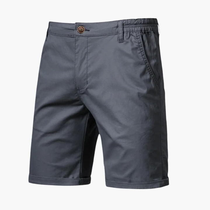 Herren Baumwollshorts mit Gummibund und Seitentaschen