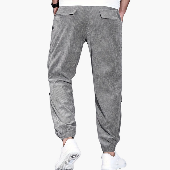 Herren Cordhose mit Bund und Seitentaschen