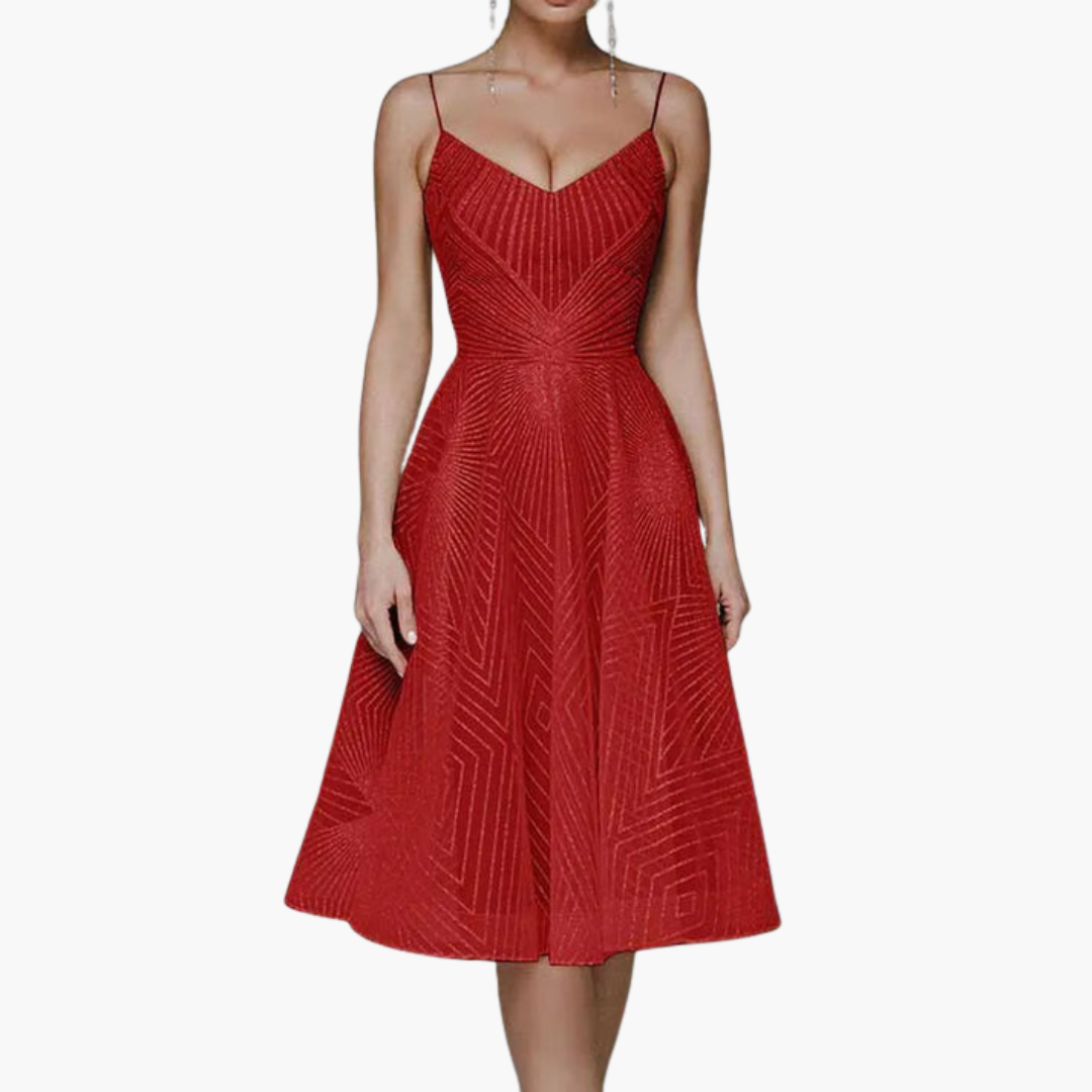 Elegantes Abendkleid für Damen mit Pailletten – Party Look