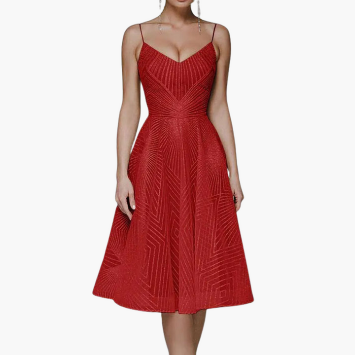 Elegantes Abendkleid für Damen mit Pailletten – Party Look