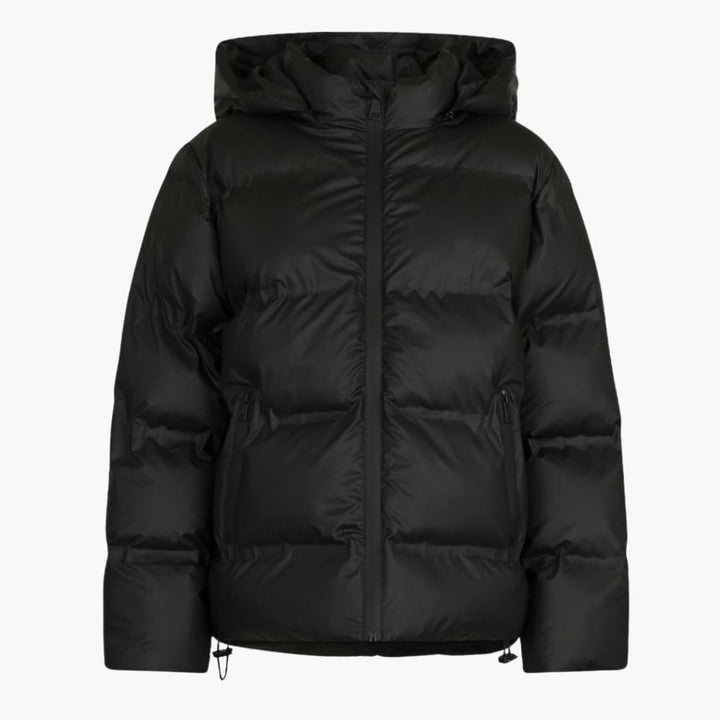 Damen Daunenjacke mit Kapuze und Reißverschluss