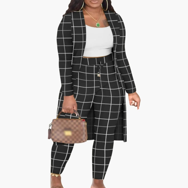 Damen Dreiteiler Outfit mit Top