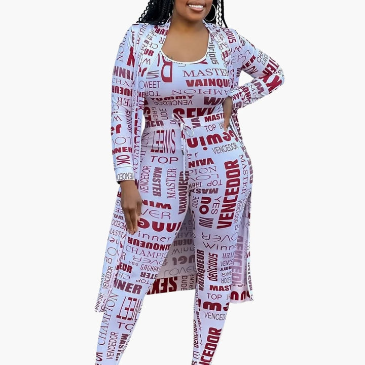 Damen Dreiteiler Outfit mit Top