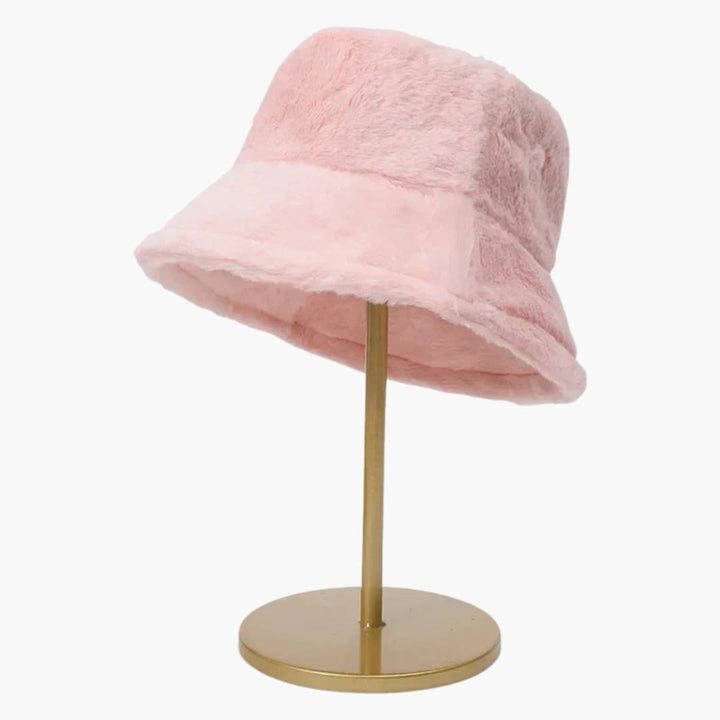 Damen Herbsthut in runder Form mit strukturierter Oberfläche