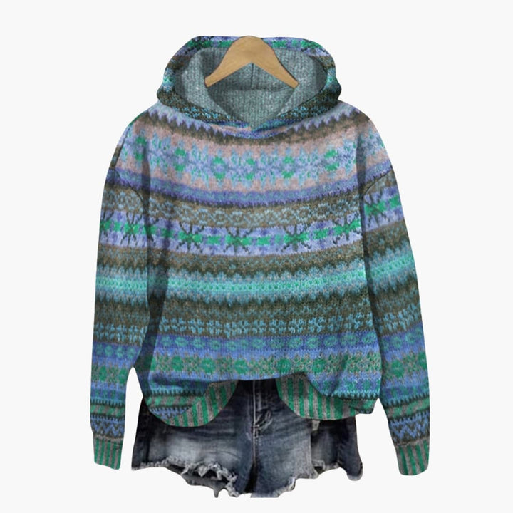 Damen Hoodie Pullover mit langen Ärmeln