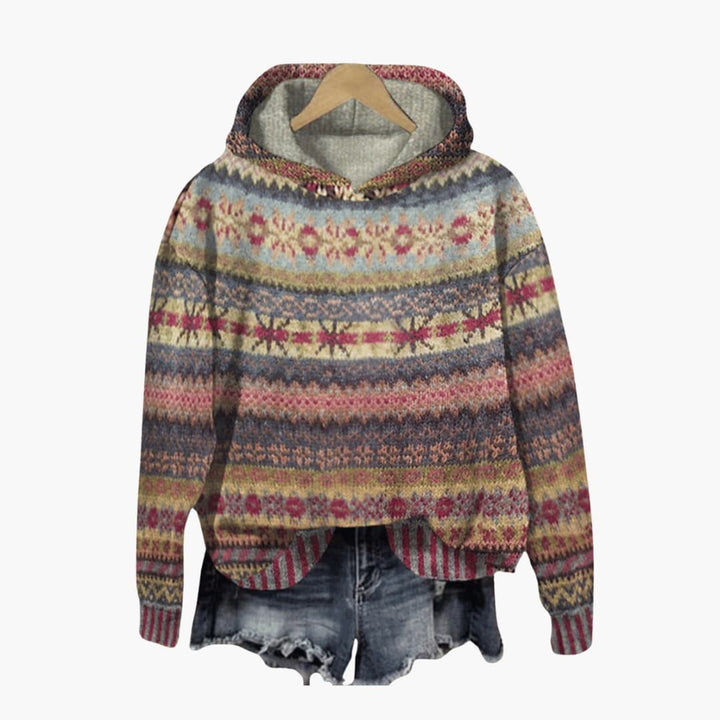 Damen Hoodie Pullover mit langen Ärmeln