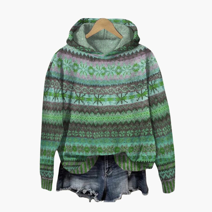 Damen Hoodie Pullover mit langen Ärmeln