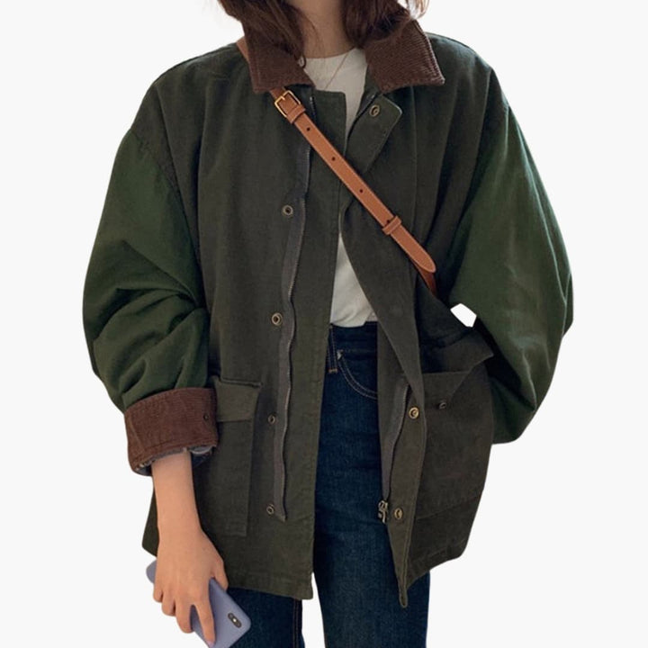 Damen Jacke mit Frontreißverschluss und Seitentaschen