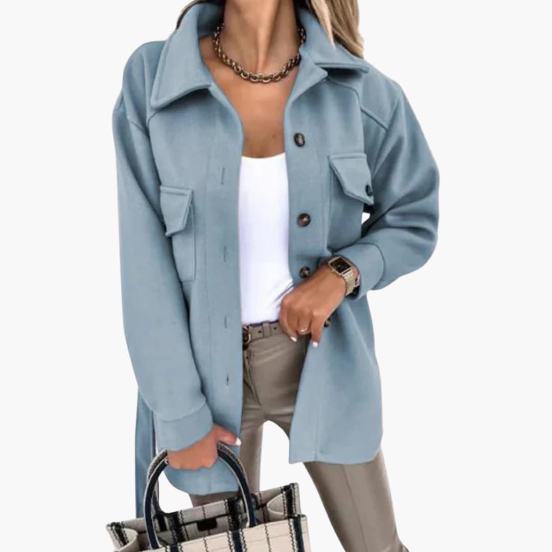 Damen Jacke mit Knopfverschluss und Brusttaschen