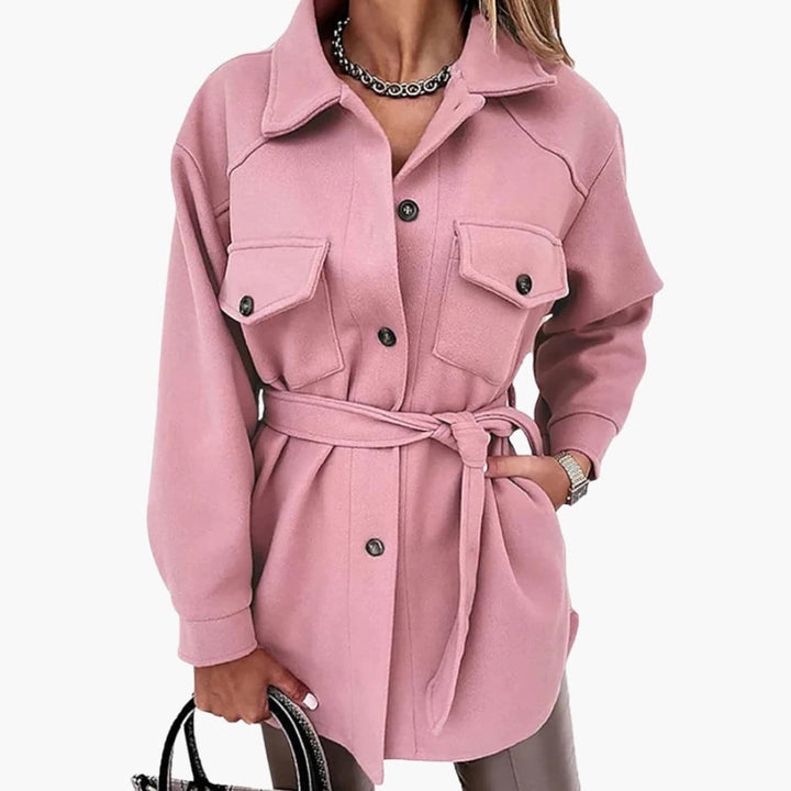 Damen Jacke mit Knopfverschluss und Brusttaschen