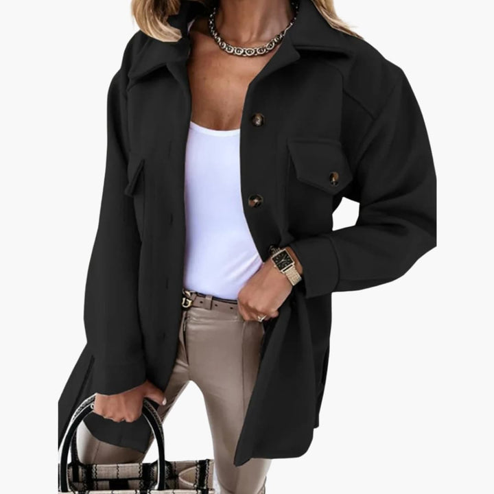 Damen Jacke mit Knopfverschluss und Brusttaschen