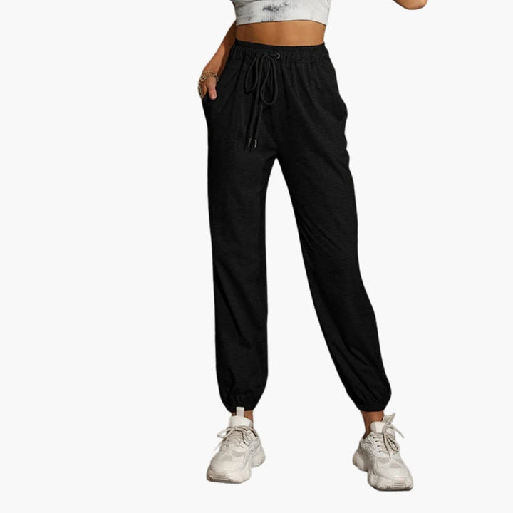 Damen Jogginghose mit Bund und Kordelzug