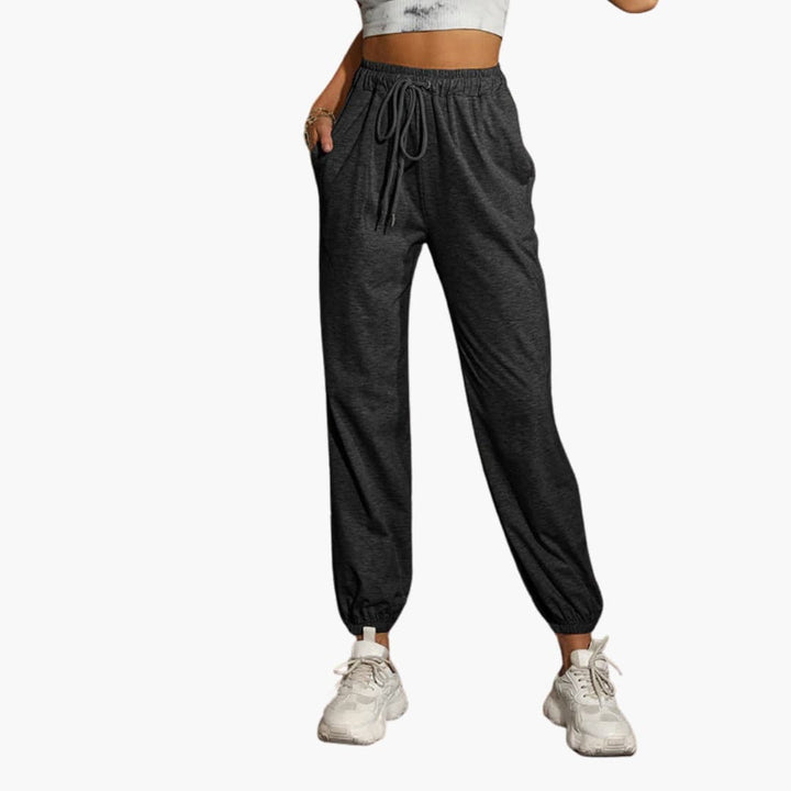 Damen Jogginghose mit Bund und Kordelzug