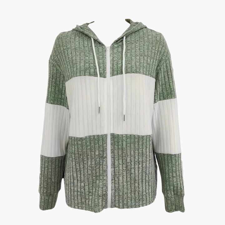 Damen Kapuzen Sweatshirt mit Reißverschluss