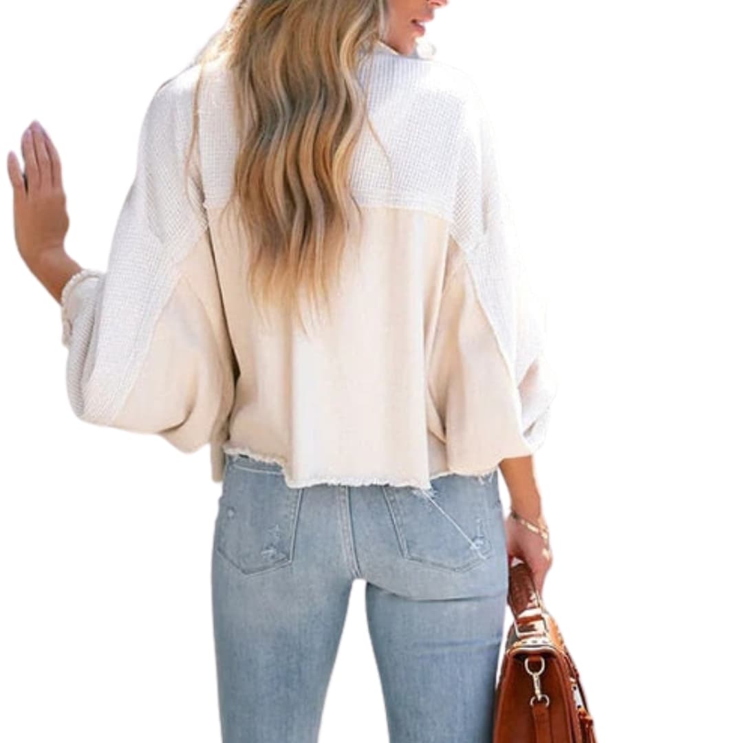 Damen Kurzjacke mit Puffärmeln