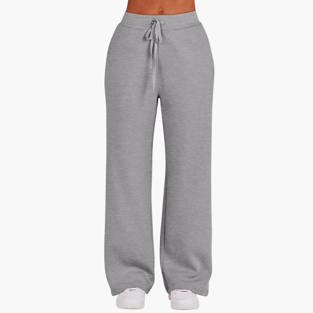 Damen Lounge Set mit Half Zip und weiter Hose