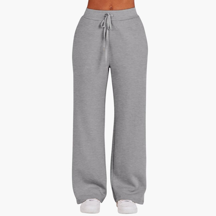 Damen Lounge Set mit Half Zip und weiter Hose