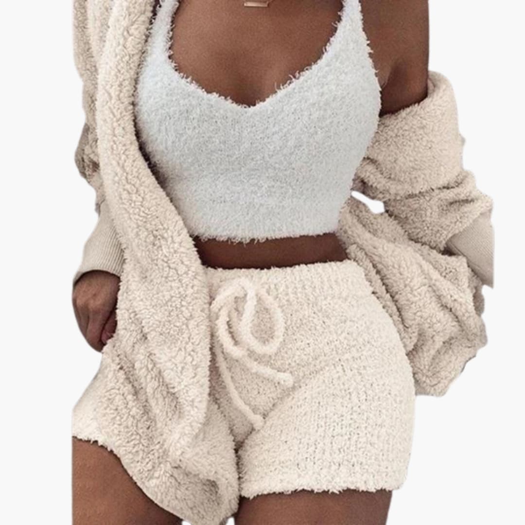 Damen Lounge Set mit Cardigan