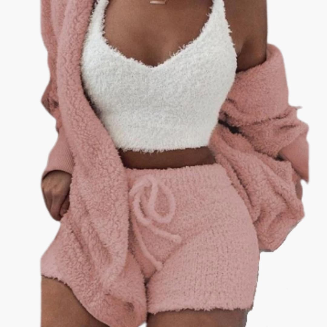 Damen Lounge Set mit Cardigan