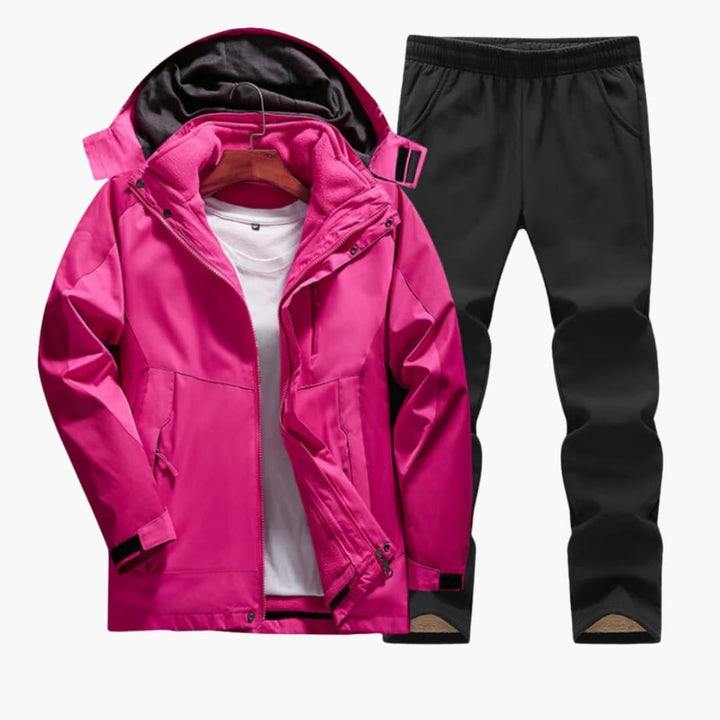 Damen Outdoor Set mit Kapuzenjacke