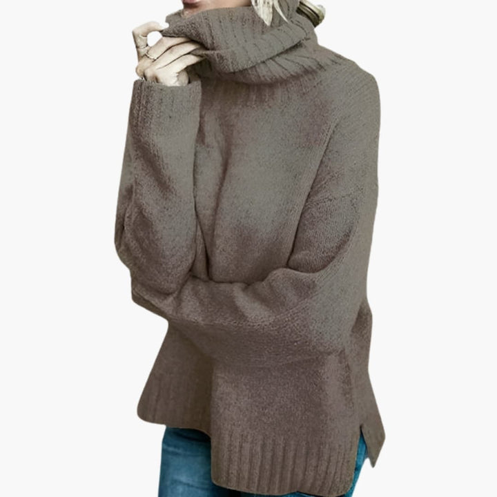 Damen Oversize Pullover mit langen Ärmeln