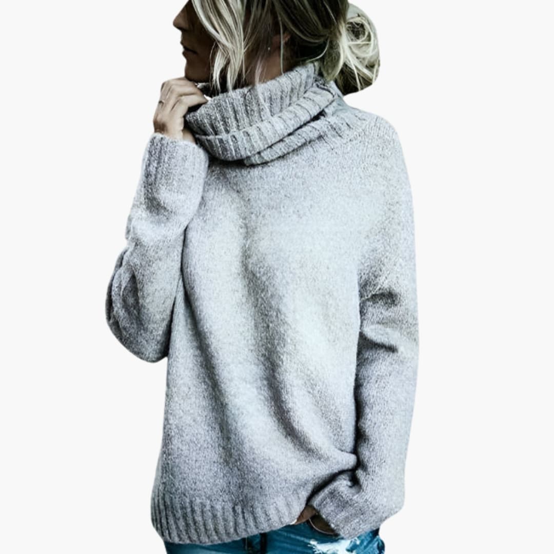 Damen Oversize Pullover mit langen Ärmeln