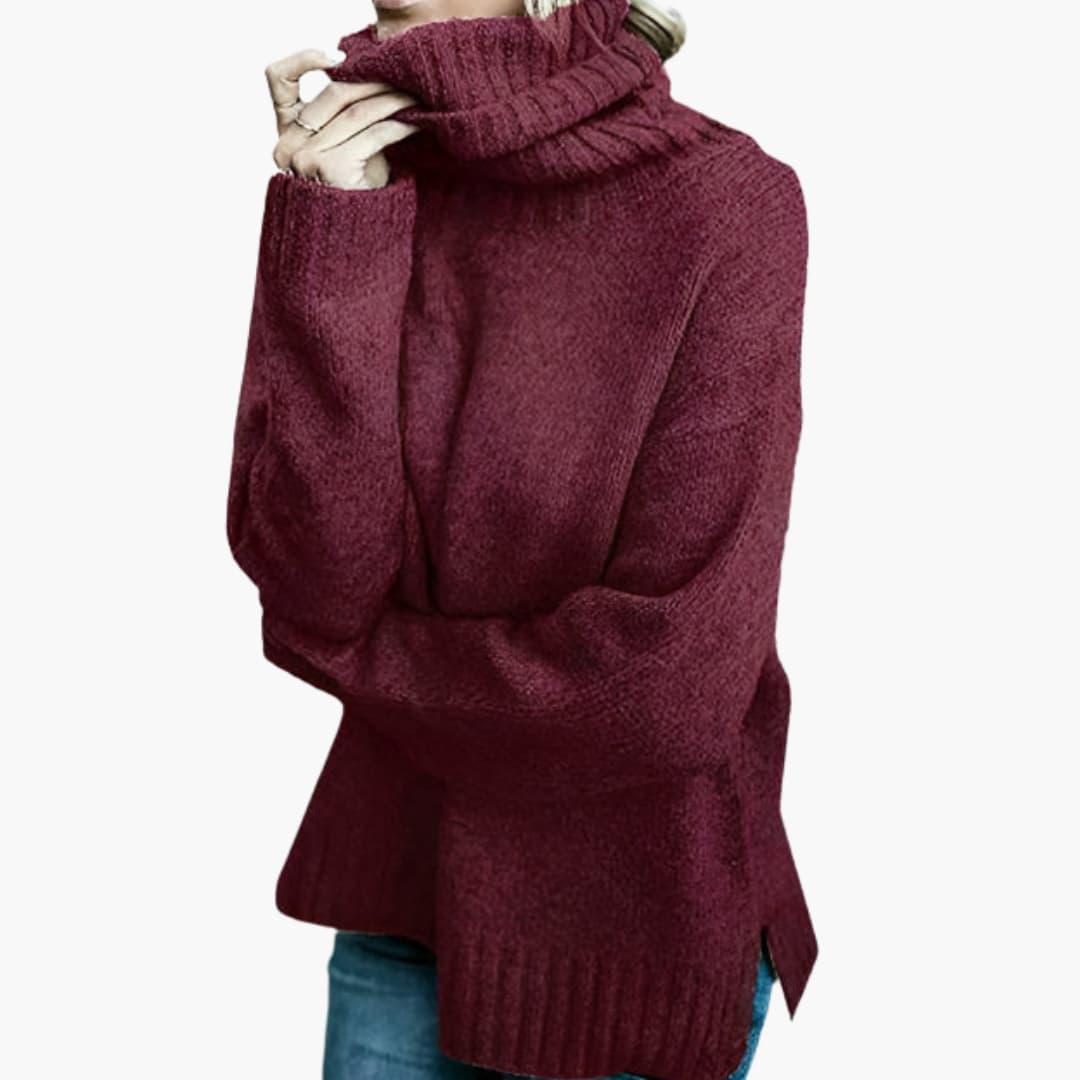 Damen Oversize Pullover mit langen Ärmeln
