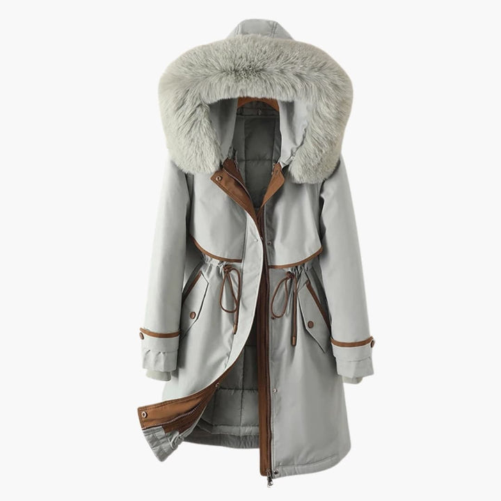 Damen Parka Jacke mit Kapuze